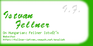 istvan fellner business card